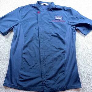 Chick-fil-A Team Style Oobe Navy Blue Short Sleeve Uniform Shirt Mens XL